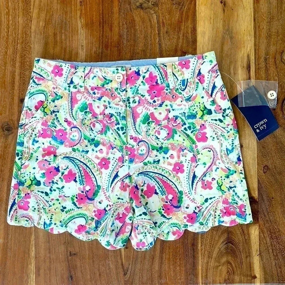 crown & ivy Other - Crown & Ivy Kids SZ 16 Paisley Shorts